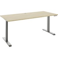 Manjana E-Schreibtisch 2-motorig OHIO, Holz von Manjana