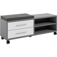 Manjana Sitz-Rollcontainer lang -Glas- TEXAS, Holz Manjana Sitz-Rollcontainer lang -Glas- TEXAS, Holz von Manjana