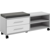 Manjana Sitz-Rollcontainer lang -Glas- TEXAS, Holz Manjana Sitz-Rollcontainer lang -Glas- TEXAS, Holz von Manjana