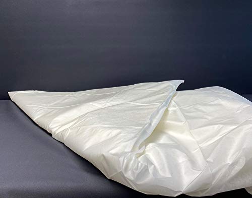 Einweg Bettwäsche | Bettbezug aus PP-Vlies | Deckenbezug | ohne Füllmaterial/Innendecke | Deckenhülle | Weiß | Hygiene | Hygienebezug | 130 x 200 cm | 5 Stück von Mank GmbH