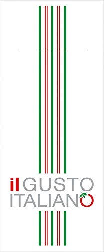 Mank Besteckservietten aus Airlaid Pub 40 cm x 33 cm 1/8 Falz | mit Besteckschlitz für Gastronomie und Feiern | 75 Stück | iL Gusto Italiano von Mank GmbH