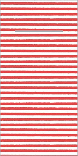 Mank GmbH Besteckservietten aus Airlaid 40 cm x 40 cm 1/8 Falz, mit Besteckschlitz für Gastronomie und Feiern, Bestecktasche 75 Stück Heiko (Rot) von Mank GmbH