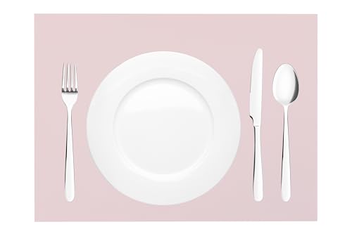 Mank Tischset aus Airlaid Uni | Platzdeckchen Tischsets 40 x 30 cm für Gastronomie |100 Stück (Altrosa) von Mank GmbH