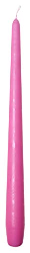 Premium Spitzkerzen | Kerzen | Leuchterkerzen | Halterkerzen | Lange Kerzen | Deko Kerzen | Ø 22 mm x 280 mm | 24 Stück | Brenndauer ca. 10 Std. | (Violett) von Mank GmbH