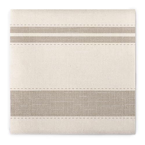 Mank Airlaid Serviette 40 x 40 cm | 50 Stück | textilähnlich und saugstark | perfekt für Events & Partys | Brooklyn (Beige-Beige-Grey) von Mank