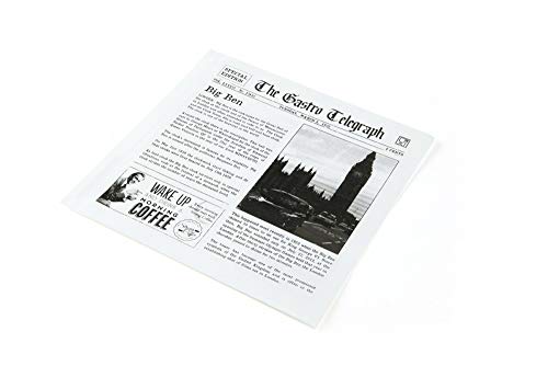 Papiertüten News Paper, fettdicht, 170 x 170mm | Burgertüte Dönertüte Kebaptüte Snacktüte | 300 Stück von Mank