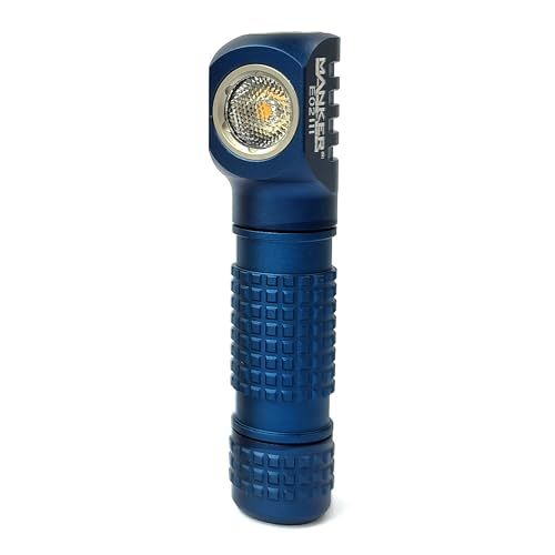 Manker E02 III 560 Lumen AAA/10440 USB-C wiederaufladbare Taschenlampe, EDC-Taschenlampe mit magnetischem Schwanz und wendbarem Clip, Kaltweiß, 6500 K, blaue Version Manker E02 III 560 Lumen AAA/10440 USB-C wiederaufladbare Taschenlampe, EDC-Taschenlampe mit magnetischem Schwanz und wendbarem Clip, Kaltweiß, 6500 K, blaue Version von Mankerlight