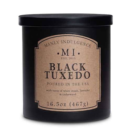 Black Tuxedo Scented 16.5 Oz Candle by Manly Indulgence von Manly Indulgence