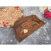 Art Deco Messing Schmucktablett - Krümelbürste - Kunsthandwerk Metall Art Deco Messing Schmucktablett - Krümelbürste - Kunsthandwerk Metall von MannHandledVintage