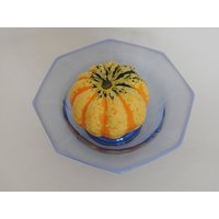 Duncan & Miller Opalescent Blaue Glasschale von MannHandledVintage