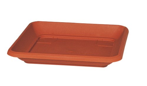 Manna 105231 Untersetzer Quadro Similcotto 30 cm, terracotta aus Polypropylen von Manna