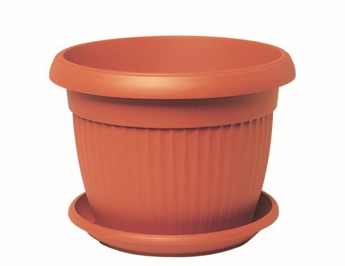 Manna 105333 Untersetzer Similicotto 25 cm terracotta aus Polypropylen von Manna