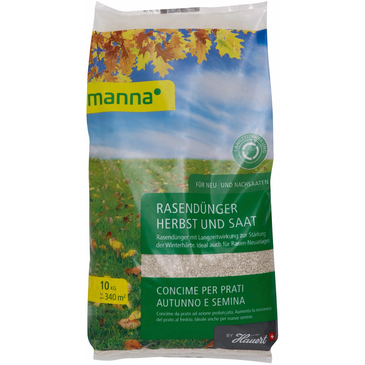 Manna Rasendünger Herbst und Saat 10 kg von Manna