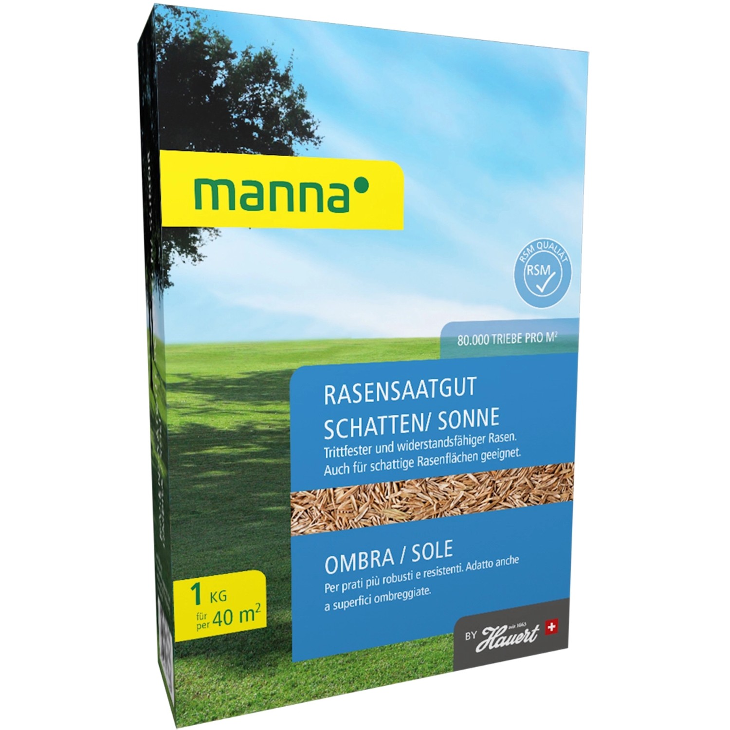 Manna Saat Sonnen- und Schattenrasen 1 kg von Manna