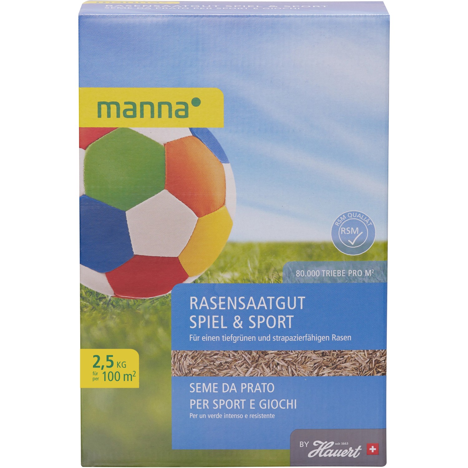 Manna Saat Spiel- und Sportrasen 1 kg von Manna