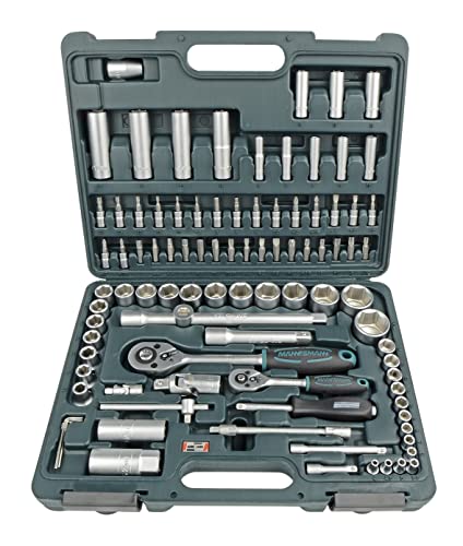 Brüder Mannesmann Steckschlüsselsatz, 1/4" Zoll und 1/2" Zoll, 94-teilig | M98410 Brüder Mannesmann Steckschlüsselsatz, 1/4" Zoll und 1/2" Zoll, 94-teilig | M98410 von Mannesmann