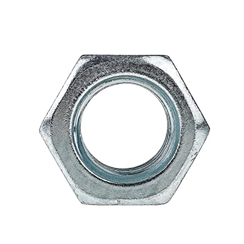 Mannibest Sechskantmutter M10, DIN 934 / ISO 4032, Festigkeit 8 Verzinkter Stahl, Außensechkant, 19x17x8mm, ür Gewindebolzen Gewindestangen (Gewinde: M10; Menge: 100 St.) von Mannibest