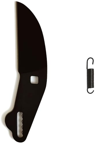 Mannsberger - Ersatzklinge und Feder Für Astschere Mit Zahnstange Und Ritzel - Teleskopstiel - Klinge und Feder Aus Stahl Anpassbar An Astscheren Verschiedener Marken von Mannsberger