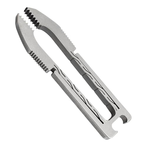 Augenbrauenpinzette | Titanlegierung Präzisionspinzette Mit Flaschenöffner-Funktion | Outdoor Gadget Für Basteln Zupfen Unterwegs | Camping Wandern Reisen Haushalt von Manolyee