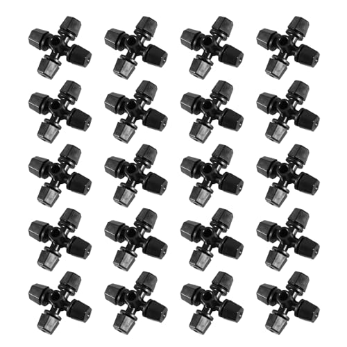 Bewässerungssprinklerköpfe | Wassersprühkopf 20 Stück - Einstellbare Gartenschlauchdüsen Für Garten Rasen Feld Hochbeet Gewächshaus Bewässerungssprinklerköpfe | Wassersprühkopf 20 Stück - Einstellbare Gartenschlauchdüsen Für Garten Rasen Feld Hochbeet Gewächshaus von Manolyee