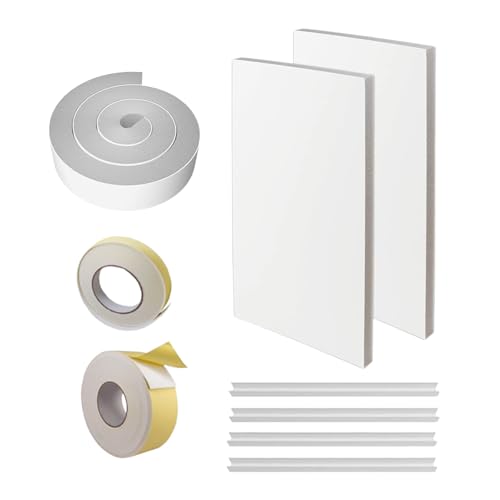 Dämmstoff Schaumstoffplatten,2 Stück Klimagerät Dämmplatten - Obere Dichtleiste inklusive Zubehör für Wohnzimmer Schlafzimmer Esszimmer Dämmstoff Schaumstoffplatten,2 Stück Klimagerät Dämmplatten - Obere Dichtleiste inklusive Zubehör für Wohnzimmer Schlafzimmer Esszimmer von Manolyee