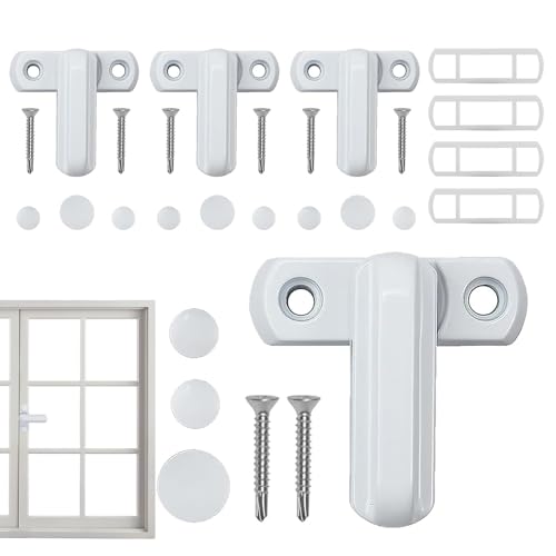 Fensterschloss - Mehrfachpack Schiebetürverschluss - Aluminiumlegierung Riegel Für Fenster Und Türen Wohnung Haus Fensterschloss - Mehrfachpack Schiebetürverschluss - Aluminiumlegierung Riegel Für Fenster Und Türen Wohnung Haus von Manolyee