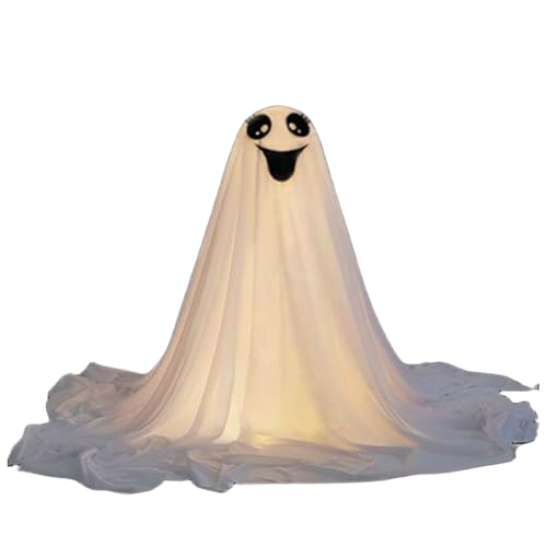 Halloween,Leuchtende Spukgestalten Für Draußen | Halloween Deko Außendekoration Für Vorgarten Einfahrt Terrasse Garten Gruselhaus von Manolyee