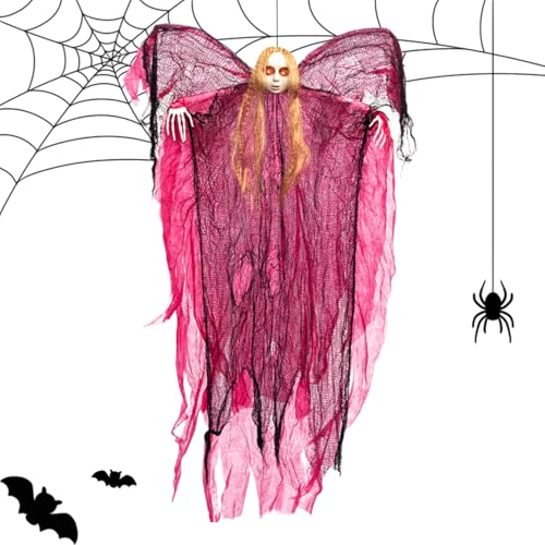 Halloween Geist | Gespenstische Hexengeist Deko Für Partys - Sprachaktivierter Halloween Schmuck Für Innen Außen Wand Garten Dekoration von Manolyee