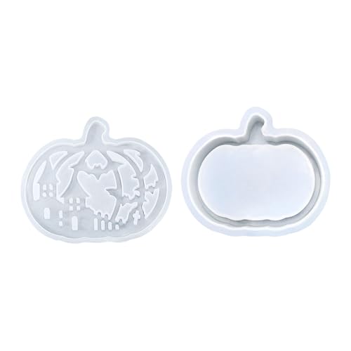 Halloween Silikonformen - Kürbislaternen Epoxidharzformen,Harz Gießzubehör Bastelbedarf Für Halloween Deko Teelichthalter Tischdekoration Halloween Silikonformen - Kürbislaternen Epoxidharzformen,Harz Gießzubehör Bastelbedarf Für Halloween Deko Teelichthalter Tischdekoration von Manolyee