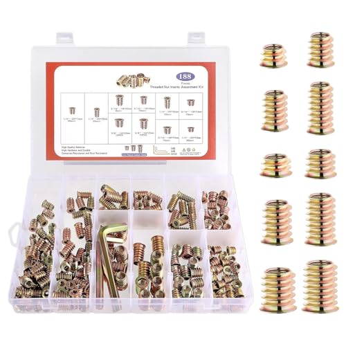 Inbusschrauben Set | Muttern Sortiment Für Holzmöbel | Befestigungselemente Mit Innensechskantschlüssel Für Holz Möbelmontage Inbusschrauben Set | Muttern Sortiment Für Holzmöbel | Befestigungselemente Mit Innensechskantschlüssel Für Holz Möbelmontage von Manolyee