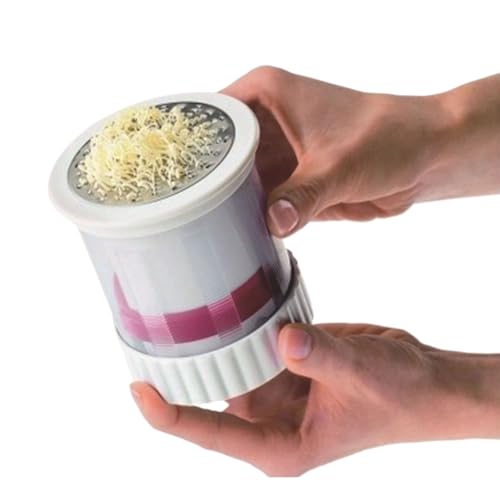 Käsereibe | Manuelle Butter Raspel Rotary-Reibe,Arbeitsparendes Küchengerät Für Obst Schokolade Nüsse Ingwer Burger von Manolyee