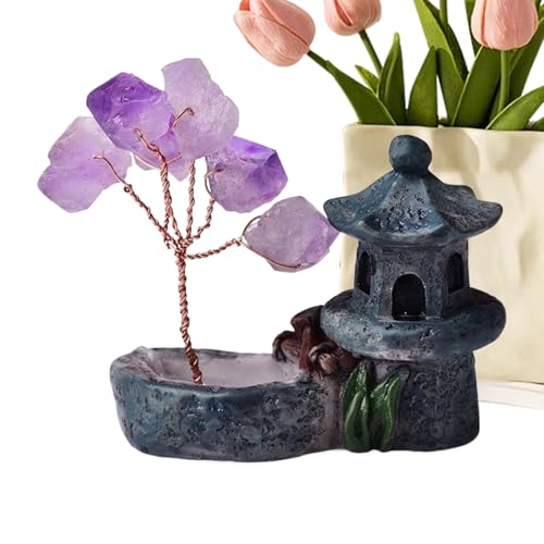 Kristall,Natürlicher Amethyst Kristall Baum - Spirituelle Wohnation Schreibtischation Geschenk Zur Wohnungseinweihung Kristall,Natürlicher Amethyst Kristall Baum - Spirituelle Wohnation Schreibtischation Geschenk Zur Wohnungseinweihung von Manolyee