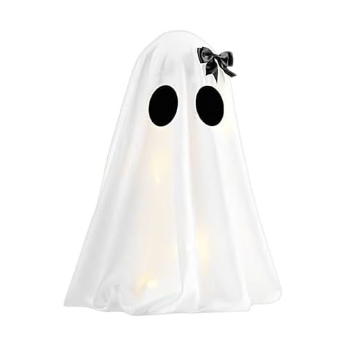 Manolyee Halloween Lampe - Süße Leuchtende Geisterfigur,Batteriebetriebene LED Lampe Für Kaminregal Tisch Halloween Party Wohnraumdekoration Manolyee Halloween Lampe - Süße Leuchtende Geisterfigur,Batteriebetriebene LED Lampe Für Kaminregal Tisch Halloween Party Wohnraumdekoration von Manolyee