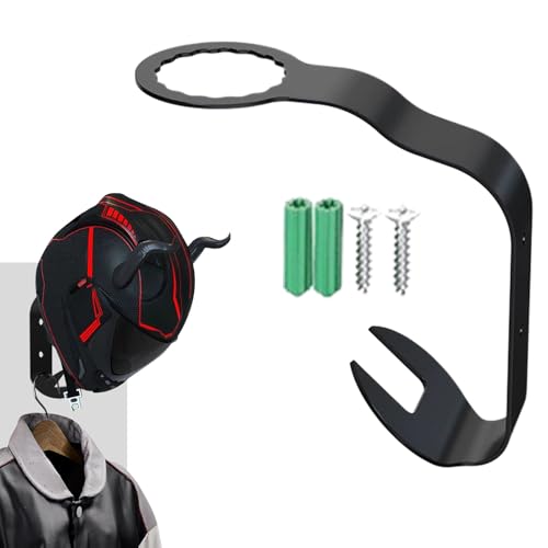Manolyee Helmhalterung - Fahrradhelm-Haken | Klebender Aufbewahrungshaken für Handschuhe, Kleidung und Hüte ohne Bohren für Zuhause von Manolyee