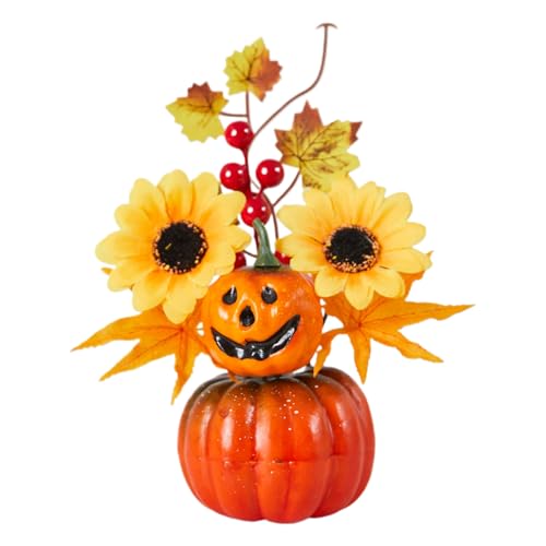 Manolyee Künstliche Kürbisse | Herbst Zimmerschmuck Mit Sonnenblumen,Tischdekoration Für Halloween Wohnzimmer Thanksgiving Kaminsims Küche Herbst Manolyee Künstliche Kürbisse | Herbst Zimmerschmuck Mit Sonnenblumen,Tischdekoration Für Halloween Wohnzimmer Thanksgiving Kaminsims Küche Herbst von Manolyee
