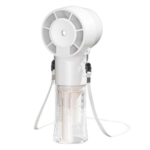Manolyee Sprühventilator | 12000 U/min Leiser Sprühnebel Lüfter - USB-Aufladung Leiser Nackenkühler 1200mAh für heiße Tage Golf Stadion Camping Manolyee Sprühventilator | 12000 U/min Leiser Sprühnebel Lüfter - USB-Aufladung Leiser Nackenkühler 1200mAh für heiße Tage Golf Stadion Camping von Manolyee