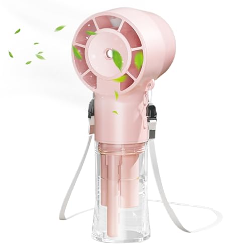 Manolyee Tragbarer Wasser Ventilator,12000 U/min Leiser Sprühnebel Lüfter - USB-Aufladung Leiser Nackenkühler 1200mAh für heiße Tage Golf Stadion Camping Manolyee Tragbarer Wasser Ventilator,12000 U/min Leiser Sprühnebel Lüfter - USB-Aufladung Leiser Nackenkühler 1200mAh für heiße Tage Golf Stadion Camping von Manolyee