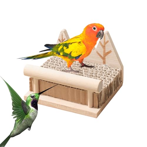 Papageienspielzeug | Spielzeug Aus Holz Als Sitzstange Für Papageien - Nagestange Beschäftigungsbaum Für Futteruche Und Zerlegen,Käfig Sitzstangen Zubehör Papageienspielzeug | Spielzeug Aus Holz Als Sitzstange Für Papageien - Nagestange Beschäftigungsbaum Für Futteruche Und Zerlegen,Käfig Sitzstangen Zubehör von Manolyee