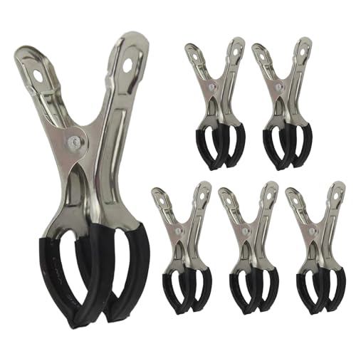 Pool Abdeckungsklammern | 6 Stück Edelstahl Clips In Saxophon-Form,Zubehör Für Pool Und Garten Familie Zuhause Schwimmbecken Winterabdeckung Pool Abdeckungsklammern | 6 Stück Edelstahl Clips In Saxophon-Form,Zubehör Für Pool Und Garten Familie Zuhause Schwimmbecken Winterabdeckung von Manolyee