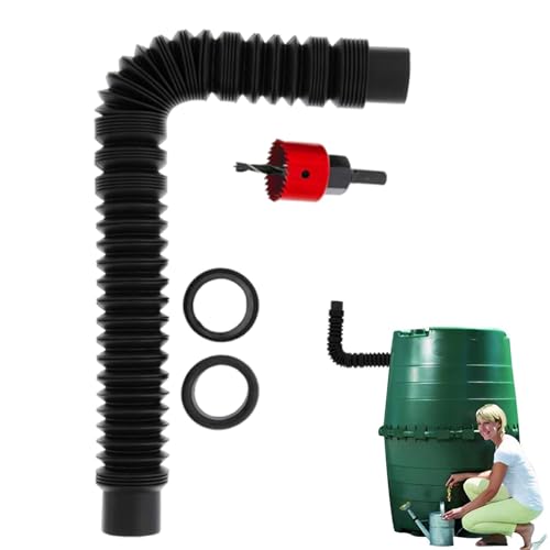 Regenwassertonne Schlauchanschluss | Wasserfass Anschluss Kit,Anschluss Set Regenwasser Adapter Für Unterirdisch Außenbereich Dachrinne Einfahrt Bewässerung Gartenbewässerung Terrasse Garten Regenwassertonne Schlauchanschluss | Wasserfass Anschluss Kit,Anschluss Set Regenwasser Adapter Für Unterirdisch Außenbereich Dachrinne Einfahrt Bewässerung Gartenbewässerung Terrasse Garten von Manolyee