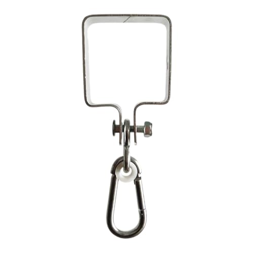 Robuste Schaukelaufhängung, Schaukelbeschläge Aus Metall, Leiser Haken Mit Klemme Für Pergola Spielplatz Baum Terrasse Outdoor Hängesessel Und Hängematte von Manolyee