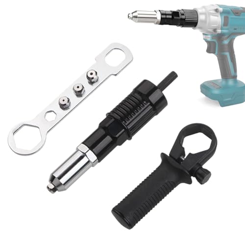 Set Für Nietadapter,Werkzeug Zum Bohren Und Setzen - Robustes Adapter-Set Für Haushalt, Wartung, Werkstatt, Garage, Industrie Und Reparatur Set Für Nietadapter,Werkzeug Zum Bohren Und Setzen - Robustes Adapter-Set Für Haushalt, Wartung, Werkstatt, Garage, Industrie Und Reparatur von Manolyee