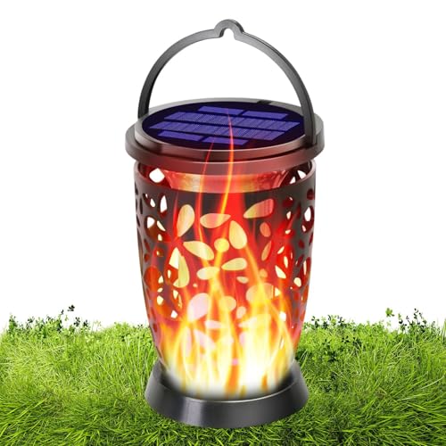 Solarlampen Für Außenbereich - Flackerflammen-Gartenleuchte | Dekorative Blütenlaternen Für Garten Terrasse Balkon Solarlampen Für Außenbereich - Flackerflammen-Gartenleuchte | Dekorative Blütenlaternen Für Garten Terrasse Balkon von Manolyee