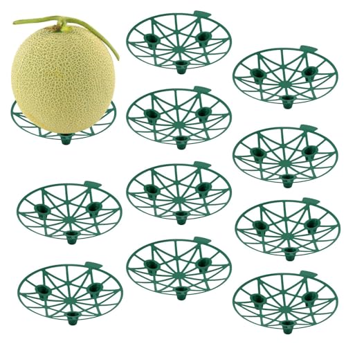 Wassermelonen Rankgitter - 10 Stück Erntekorb Für Wassermelonen Im Gartenanbau - Wiederverwendbare Pflanzenstütze Für Zucchini Erdbeeren Melonen Und Gurken Wassermelonen Rankgitter - 10 Stück Erntekorb Für Wassermelonen Im Gartenanbau - Wiederverwendbare Pflanzenstütze Für Zucchini Erdbeeren Melonen Und Gurken von Manolyee
