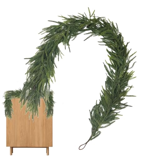 Weihnachtsgirlande, Kunstgeflecht Dekoration, Wiederverwendbare Festtagsdekoration Für Partys Hochzeit Weihnachten Tür Kamin Tisch Küche Outdoor Winter von Manolyee