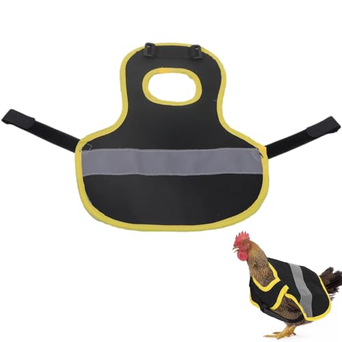 Weste für Huhn - Haustierweste Hühnerkleidung verstellbar,Hen Duck Chicken Saddle Apron Protection Holder, Poultry Saver Protector von Manolyee