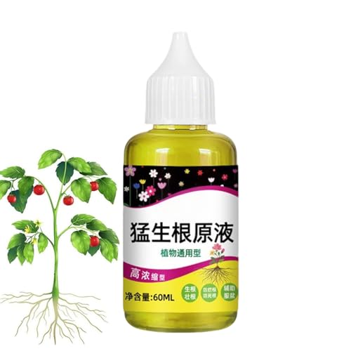 Wurzelaktivator - Organischer Wurzelstimulator 60ml - Flüssige Organische Lösung Für Innen Außen Hof Garten Rasen Bäume Früchte von Manolyee