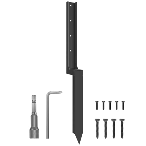 Zaunpfahl Reparaturstütze | Stabiler Zaunhalter | Verstärkte Metallspitzen Ersatz Einfach Und Schnell Stabil Für Schutz Und Reparatur Kippender Zäune Im Bodenbereich Zaunpfahl Reparaturstütze | Stabiler Zaunhalter | Verstärkte Metallspitzen Ersatz Einfach Und Schnell Stabil Für Schutz Und Reparatur Kippender Zäune Im Bodenbereich von Manolyee
