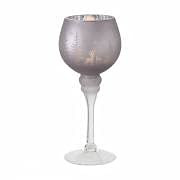 Manou Windlicht 23cm grau matt von Manou