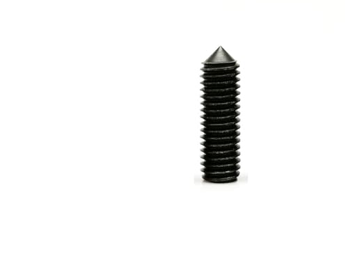 1/10/50X M2 M2.5 M3 M4 M5 M6 M8 M10 M12 M16 Schwarz Stahl 12.9 Sechskant Sechskant Innensechskant Kegelschraube Kegelspitze Madenschraube(35mm,1pc M12) von Manoud